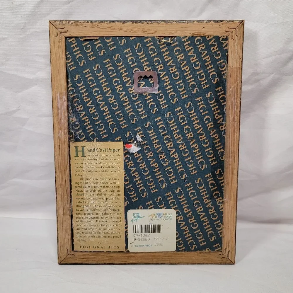 Framed 'Peace Home' Wall Art - Rustic Brown and Gold